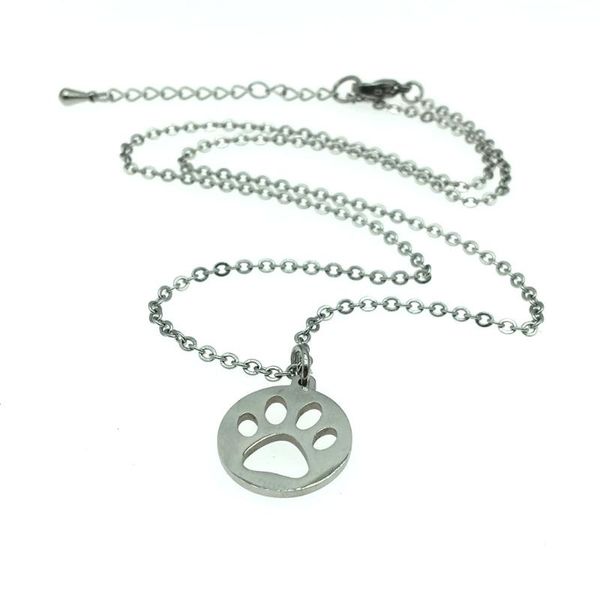 pendant necklaces pet bear heart print in coin chain choker necklace for women femme animal cat dog footprint stainless steel jewelry, Silver
pendant necklaces pet bear heart print in coin chain choker necklace for women femme animal cat dog footprint stainless steel jewelry, Silver