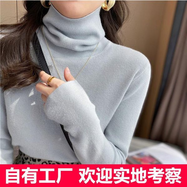 women's sweaters autumn/winter 2021 turtleneck sweater women wear a bottoming and pile collar slim striped, White;black
women's sweaters autumn/winter 2021 turtleneck sweater women wear a bottoming and pile collar slim striped, White;black