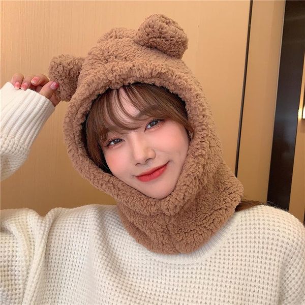 beanies winter bear hat korean version cute plush one-piece outdoor riding cold warm manufacturer bonnets wholesale
beanies winter bear hat korean version cute plush one-piece outdoor riding cold warm manufacturer bonnets wholesale