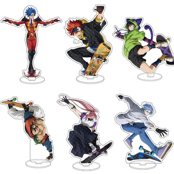 keychains 2021 anime sk8 the infinity character figure stand model cosplay langa hasegawa chinen miya acrylic props, Silver
keychains 2021 anime sk8 the infinity character figure stand model cosplay langa hasegawa chinen miya acrylic props, Silver