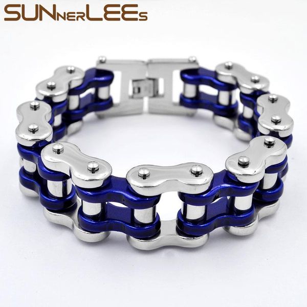link, chain sunnerlees 316l stainless steel bracelet bangle 22mm huge biker bicycle motorcycle link men boy hiphop rock jewelry bc01, Black
link, chain sunnerlees 316l stainless steel bracelet bangle 22mm huge biker bicycle motorcycle link men boy hiphop rock jewelry bc01, Black