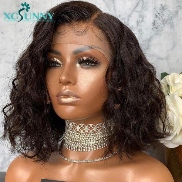 short wavy fake scalp wig 13x6 lace front human hair wigs brazilian remy pre plucked hd xcsunny1, Black;brown
short wavy fake scalp wig 13x6 lace front human hair wigs brazilian remy pre plucked hd xcsunny1, Black;brown