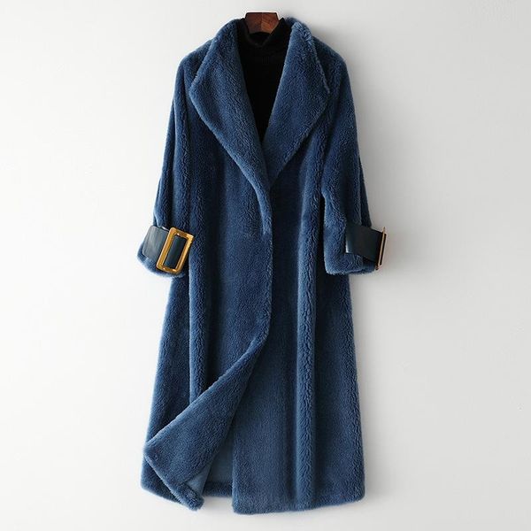 women's fur & faux luxury streetwear natural real sheepskin warm female woolen coat thick jackets sell red outerwear with pocke, Black
women's fur & faux luxury streetwear natural real sheepskin warm female woolen coat thick jackets sell red outerwear with pocke, Black
