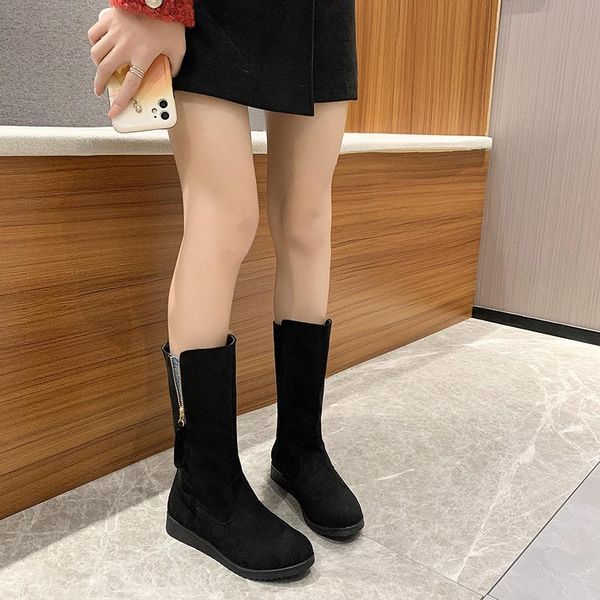 boots 2022 thigh high women shoe solid color round head lace up suede casual over the knee low heel shoes winter, Black
boots 2022 thigh high women shoe solid color round head lace up suede casual over the knee low heel shoes winter, Black