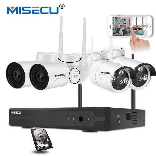 wireless cctv system 4ch nvr plug and play kit 2mp outdoor waterproof pan tilt ip wifi camera p2p home security systems
wireless cctv system 4ch nvr plug and play kit 2mp outdoor waterproof pan tilt ip wifi camera p2p home security systems