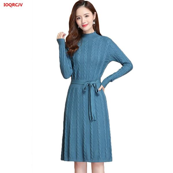 casual dresses half turtleneck knitted women sweater dress autumn winter warm pullover sweet a line belt vestido w1602, Black;gray
casual dresses half turtleneck knitted women sweater dress autumn winter warm pullover sweet a line belt vestido w1602, Black;gray