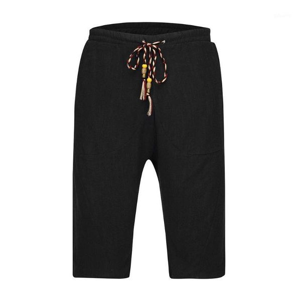 men shorts casual slim sports pants calf-length linen fabric solid trousers baggy cotton regular fit c0430 men's, White;black
men shorts casual slim sports pants calf-length linen fabric solid trousers baggy cotton regular fit c0430 men's, White;black