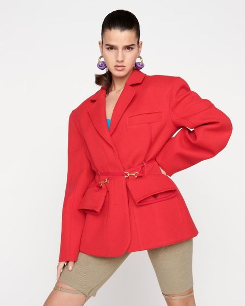 women's suits & blazers 119738 autumn winter fashion classic trendy design casual versatile commute split suit coat women j2, White;black
women's suits & blazers 119738 autumn winter fashion classic trendy design casual versatile commute split suit coat women j2, White;black