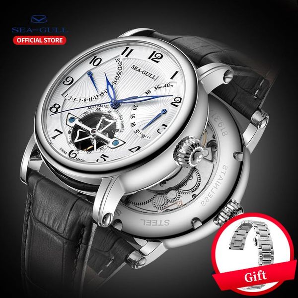 wristwatches seagull men's automatic mechanical business watch calendar 50m waterproof leather hollow perspective flywheel 819.316, Slivery;brown
wristwatches seagull men's automatic mechanical business watch calendar 50m waterproof leather hollow perspective flywheel 819.316, Slivery;brown