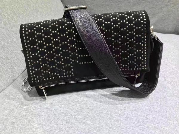 waist bags rivets wings decorated genuine leather women casual wild large-capacity fashion two chains messenger bag
waist bags rivets wings decorated genuine leather women casual wild large-capacity fashion two chains messenger bag