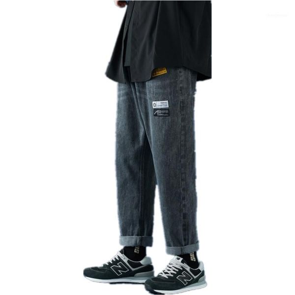 men's jeans streetwear loose denim pants men joggers spring oversize harem male fashion pockets, Black
men's jeans streetwear loose denim pants men joggers spring oversize harem male fashion pockets, Black