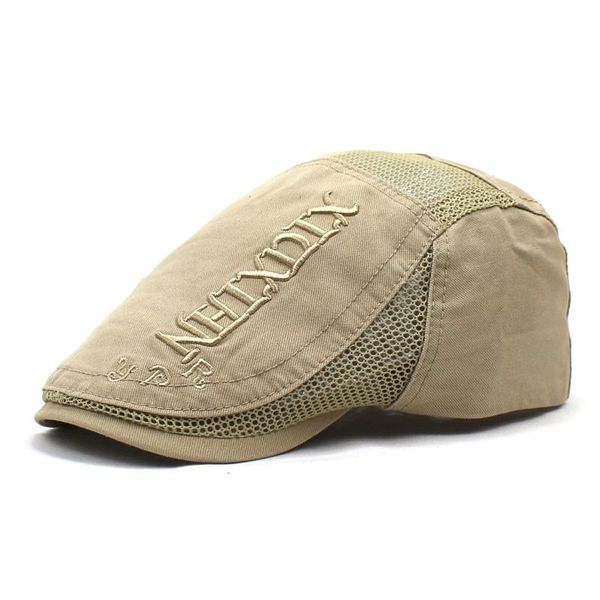 berets ditpossible summer mesh breathable hats for men embroidery letters sboy caps visor sports hat, Blue;gray
berets ditpossible summer mesh breathable hats for men embroidery letters sboy caps visor sports hat, Blue;gray