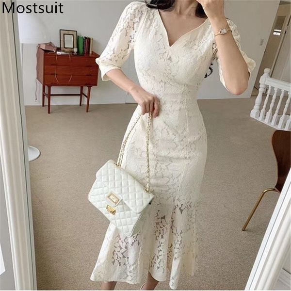 autumn elegant korean lace long mermaid dress women v-neck half sleeve slim fashion party ladies dresses vestidos femme 210518, Black;gray
autumn elegant korean lace long mermaid dress women v-neck half sleeve slim fashion party ladies dresses vestidos femme 210518, Black;gray