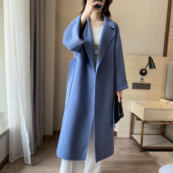 women's trench coats high end british style wool coat lapel thickened slim long autumn and winter lace up double-sided, Tan;black
women's trench coats high end british style wool coat lapel thickened slim long autumn and winter lace up double-sided, Tan;black
