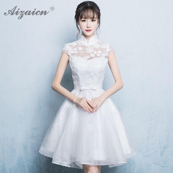 ethnic clothing chinese traditional dress qipao 2021 white lace short cheongsam modern mini party gown oriental style qi pao women, Red
ethnic clothing chinese traditional dress qipao 2021 white lace short cheongsam modern mini party gown oriental style qi pao women, Red
