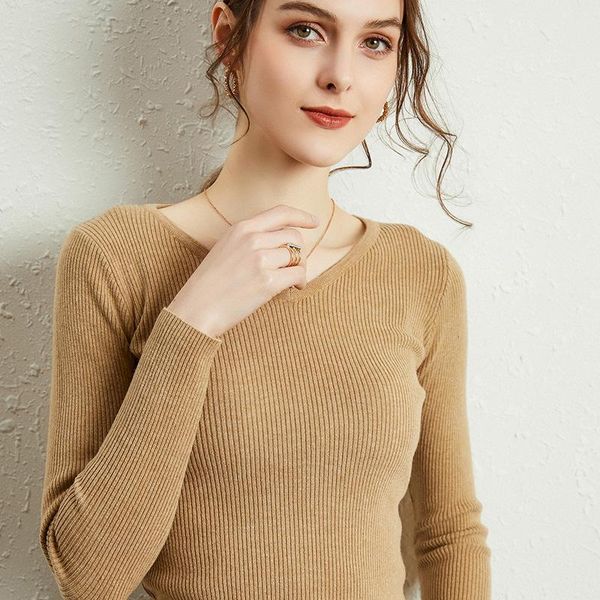 women's sweaters woman long sleeve knitwear pullovers autumn slim v neck sweater 2021 fashion wool women winter, White;black
women's sweaters woman long sleeve knitwear pullovers autumn slim v neck sweater 2021 fashion wool women winter, White;black