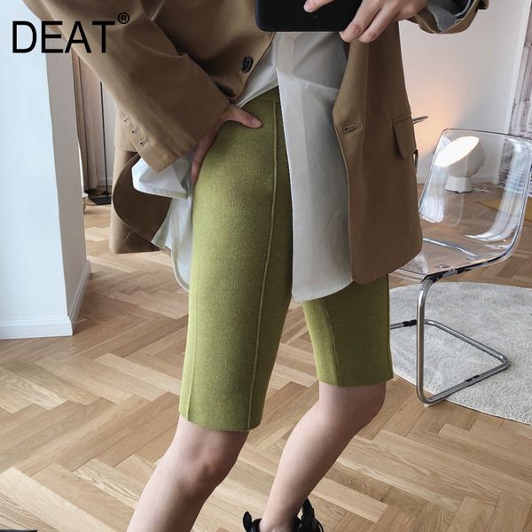 spring and summer fashion women clothes high waist elastic short knitting pants female bottoms wp22801 210421, White;black
spring and summer fashion women clothes high waist elastic short knitting pants female bottoms wp22801 210421, White;black