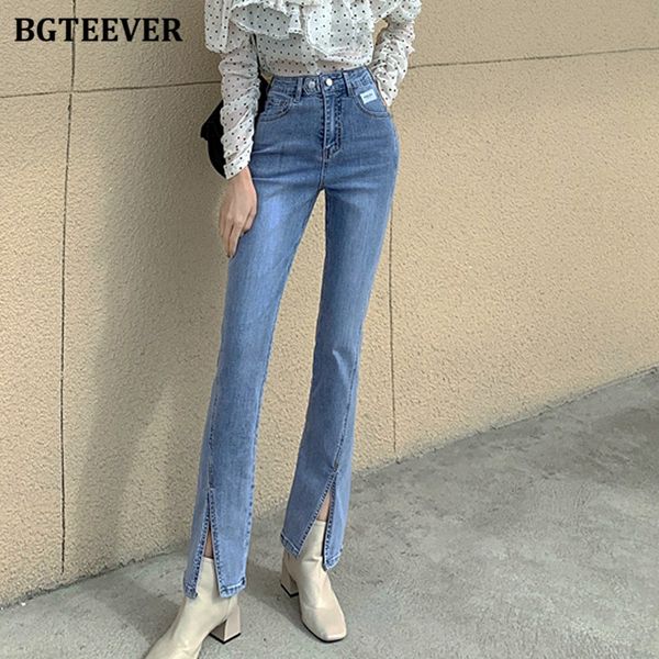 jeans new elegant denim flare high waist straight leg jeans pants for women front split fashion female trousers 2021 aofm, Blue
jeans new elegant denim flare high waist straight leg jeans pants for women front split fashion female trousers 2021 aofm, Blue