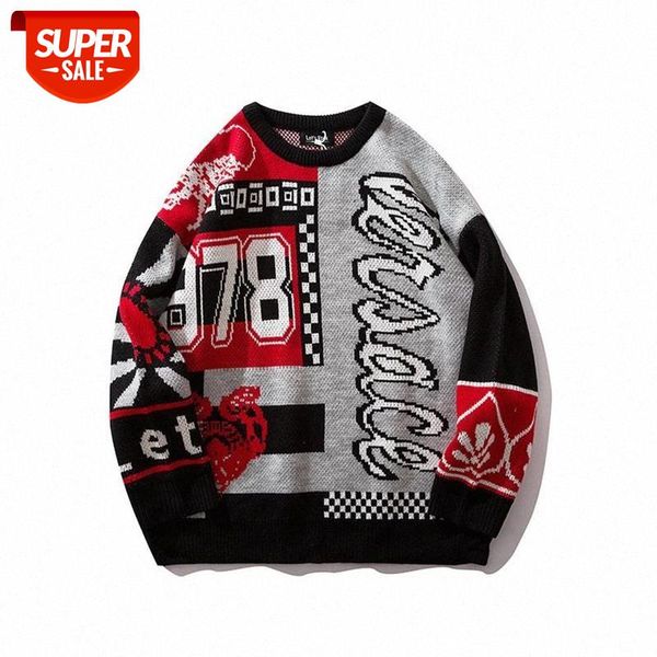 new hip hop men and women round neck pullover loose printed sweater casual designer long sleeve oversize couple sweaters #7w80, White;black
new hip hop men and women round neck pullover loose printed sweater casual designer long sleeve oversize couple sweaters #7w80, White;black