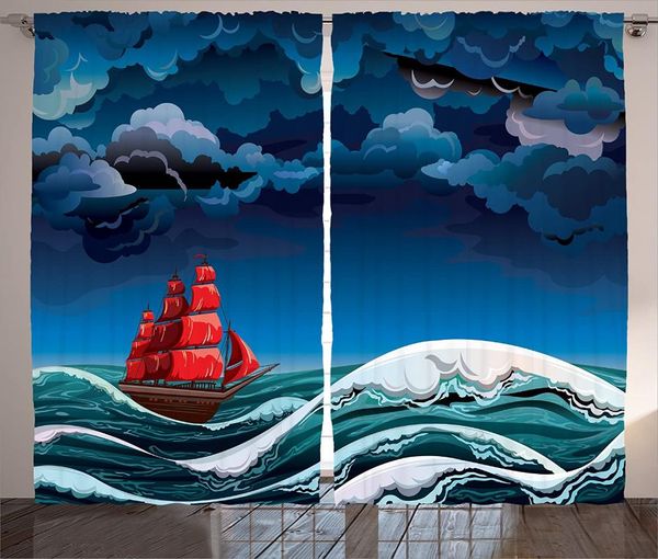 curtain & drapes nautical curtains vintage vessel sailing in stormy weather at dark night majestic wave print living room bedroom window
curtain & drapes nautical curtains vintage vessel sailing in stormy weather at dark night majestic wave print living room bedroom window