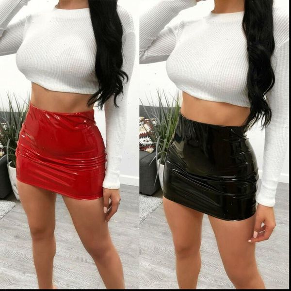 korean style street pencil women skirt summer high waist vogue light leather mini, Black
korean style street pencil women skirt summer high waist vogue light leather mini, Black