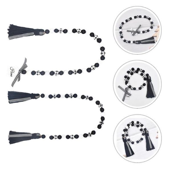 party favor 2pcs plaid wooden beads pnedants home string ornaments beaded tassel decors
party favor 2pcs plaid wooden beads pnedants home string ornaments beaded tassel decors