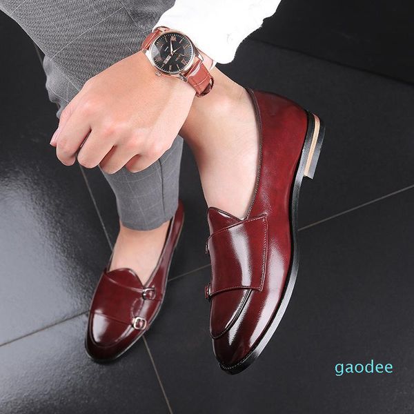 dress shoes 2021 large size 48 men loafers classic business fashion retro double buckle straps leather flats, Black
dress shoes 2021 large size 48 men loafers classic business fashion retro double buckle straps leather flats, Black