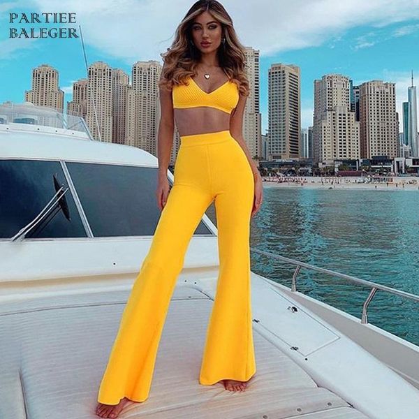 women's suits & blazers 2021 trendy two pieces sets spaghetti strap halter backless celebrity party club wear bandage pants suit, White;black
women's suits & blazers 2021 trendy two pieces sets spaghetti strap halter backless celebrity party club wear bandage pants suit, White;black