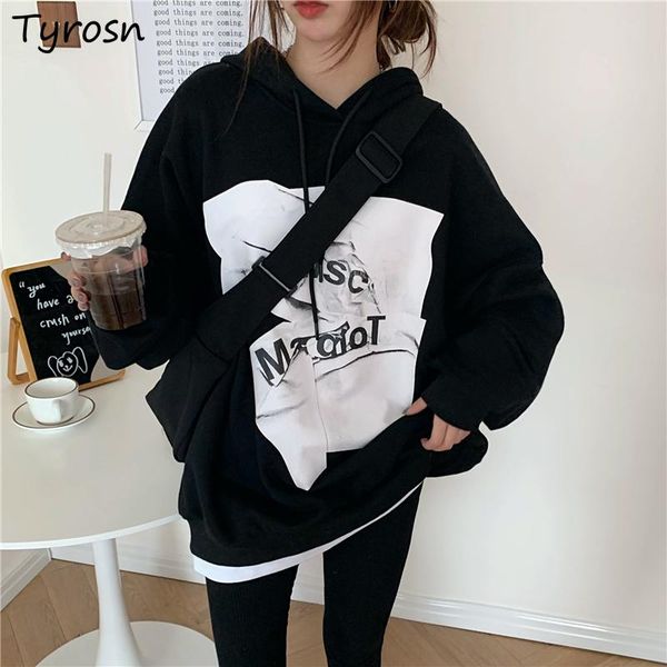 women's hoodies & sweatshirts fake two pieces women harajuku streetwear baggy long sleeve korean fashion black print hooded mujer bf
women's hoodies & sweatshirts fake two pieces women harajuku streetwear baggy long sleeve korean fashion black print hooded mujer bf