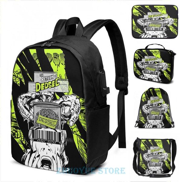 backpack funny graphic print dedsec shirt design 1 usb charge men school bags women bag travel laptop
backpack funny graphic print dedsec shirt design 1 usb charge men school bags women bag travel laptop