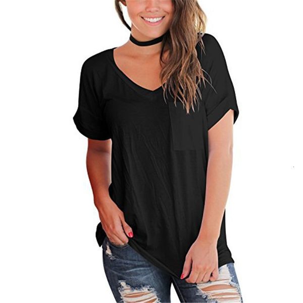 women's t-shirt summer for cotton solid female beach t-shirt tee casual v neck short sleeve pure basic asal, White
women's t-shirt summer for cotton solid female beach t-shirt tee casual v neck short sleeve pure basic asal, White