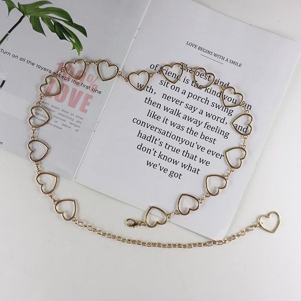 belts fashion accessories waist chain heart-shaped automatic buckle punk metal belt girls trend dress decorative, Black;brown
belts fashion accessories waist chain heart-shaped automatic buckle punk metal belt girls trend dress decorative, Black;brown