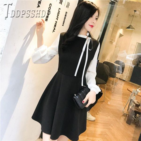 casual dresses 2021 spring autumn retro plus size women dress temperament female, Black;gray
casual dresses 2021 spring autumn retro plus size women dress temperament female, Black;gray
