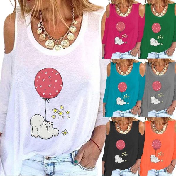 women's t-shirt women loose long sleeve round neck shirt casual plus size spring and autunm fashion printing graphic off shoulder, White
women's t-shirt women loose long sleeve round neck shirt casual plus size spring and autunm fashion printing graphic off shoulder, White