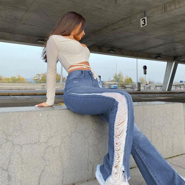 blue 90s aesthetic slim jeans women low waist flare pants side hole vintage streetwear distressed denim trousers women's
blue 90s aesthetic slim jeans women low waist flare pants side hole vintage streetwear distressed denim trousers women's