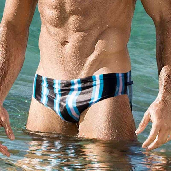 men swimsuit striped nice beach pants man drawstring swimming suit beachwear elastic quick dry breathable swim briefs man 210515
men swimsuit striped nice beach pants man drawstring swimming suit beachwear elastic quick dry breathable swim briefs man 210515