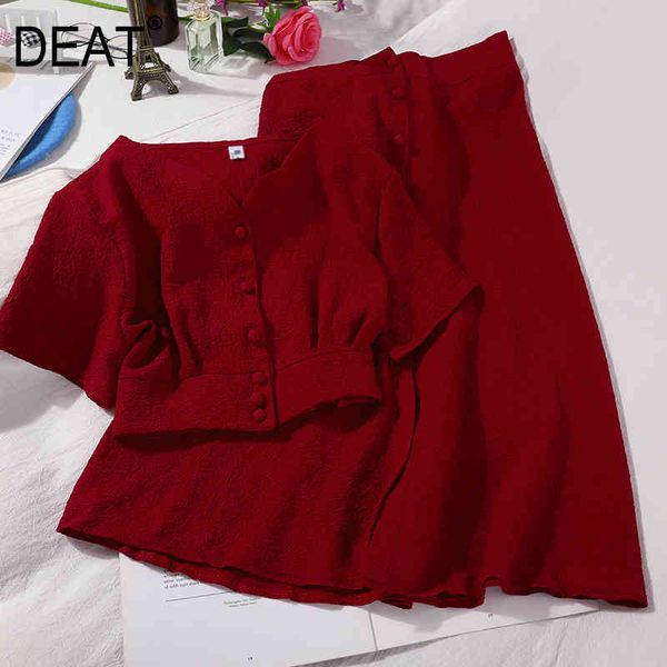 women midi-long pleated v-neck temperament skirt short two piece set fashion spring summer 11d385 210525, White
women midi-long pleated v-neck temperament skirt short two piece set fashion spring summer 11d385 210525, White