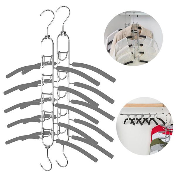 hangers & racks hgyze 2/3pcs 5-in-1 non-slip metal sweater hanger, multi-layer wardrobe heavy space-saving storage box
hangers & racks hgyze 2/3pcs 5-in-1 non-slip metal sweater hanger, multi-layer wardrobe heavy space-saving storage box