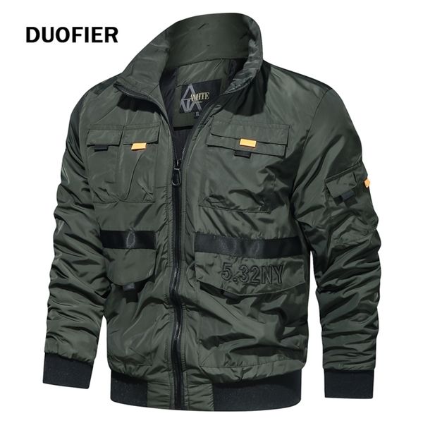 men jackets zipper bomber green coat male windbreaker outdoor military fashion clothing autumn 211014, Black;brown
men jackets zipper bomber green coat male windbreaker outdoor military fashion clothing autumn 211014, Black;brown