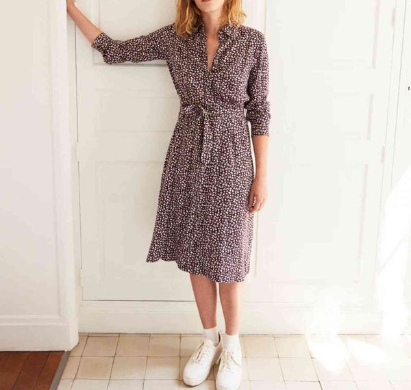 dress french elegant hazy print early spring all-match shirt short-sleeved lapel mid-length women 9dui, Black;gray
dress french elegant hazy print early spring all-match shirt short-sleeved lapel mid-length women 9dui, Black;gray