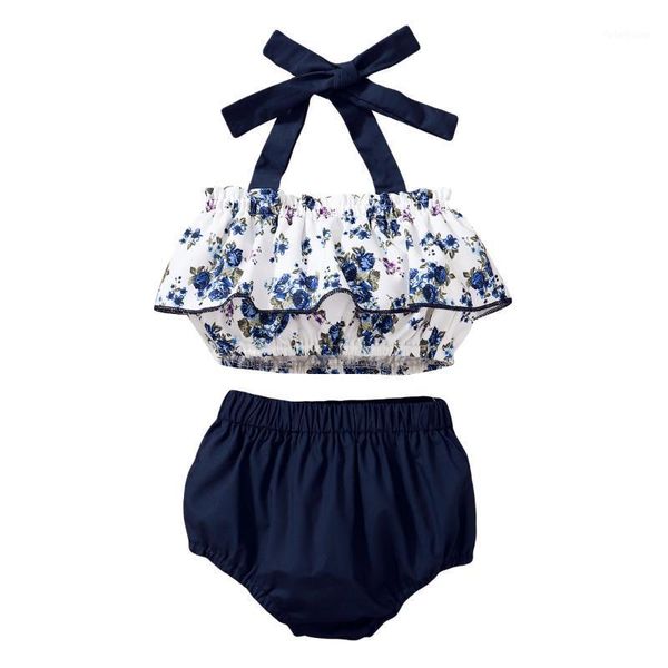 clothing sets baby girls halter outfit, summer sweet style infant kids floral sleeve + shorts 2pcs clothes1, White
clothing sets baby girls halter outfit, summer sweet style infant kids floral sleeve + shorts 2pcs clothes1, White
