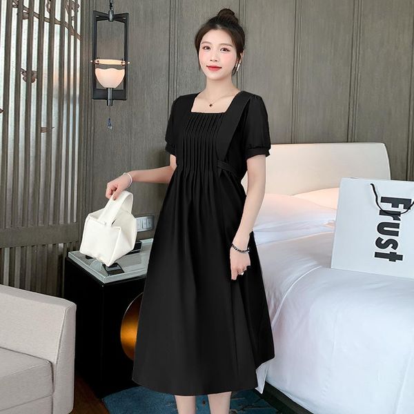 9233# 2021 summer korean fashion pleated ties waist slim maternity party dress elegant clothes for pregnant women pregnancy dresses, White
9233# 2021 summer korean fashion pleated ties waist slim maternity party dress elegant clothes for pregnant women pregnancy dresses, White