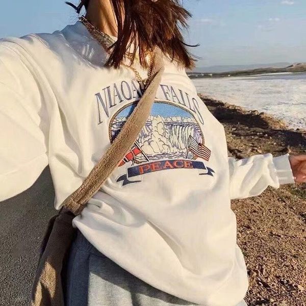 women's hoodies & sweatshirts oversize girls soft cotton fleece 2021 spring fashion ladies waterfall embroidery pullovers streetwear wo, Black
women's hoodies & sweatshirts oversize girls soft cotton fleece 2021 spring fashion ladies waterfall embroidery pullovers streetwear wo, Black
