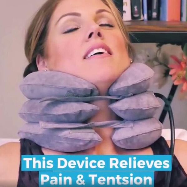 3layers inflatable neck traction collar soft cervical stretching device air pillow for neck&shoulder pain relief brace
3layers inflatable neck traction collar soft cervical stretching device air pillow for neck&shoulder pain relief brace