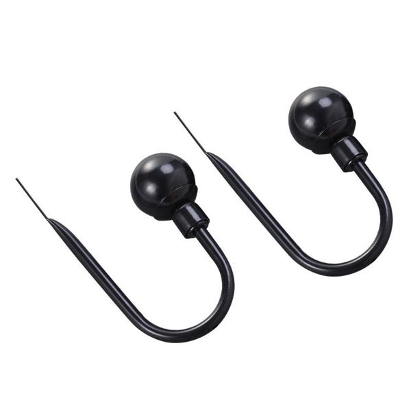one pair u shaped wall mounted curtain holdbacks tassel hooks multi use coat hangers for home office (black) other decor
one pair u shaped wall mounted curtain holdbacks tassel hooks multi use coat hangers for home office (black) other decor