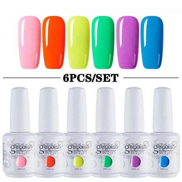 nail gel 15ml polish set 6pcs hybrid varnish soak off uv led semi permanent for manicure art kit base coat, Red;pink
nail gel 15ml polish set 6pcs hybrid varnish soak off uv led semi permanent for manicure art kit base coat, Red;pink