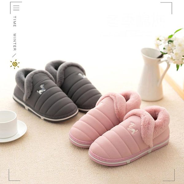 slippers winter men's and women's bags couples' homes are waterproof non-slip thick bottom cotton to keep warm, Black
slippers winter men's and women's bags couples' homes are waterproof non-slip thick bottom cotton to keep warm, Black
