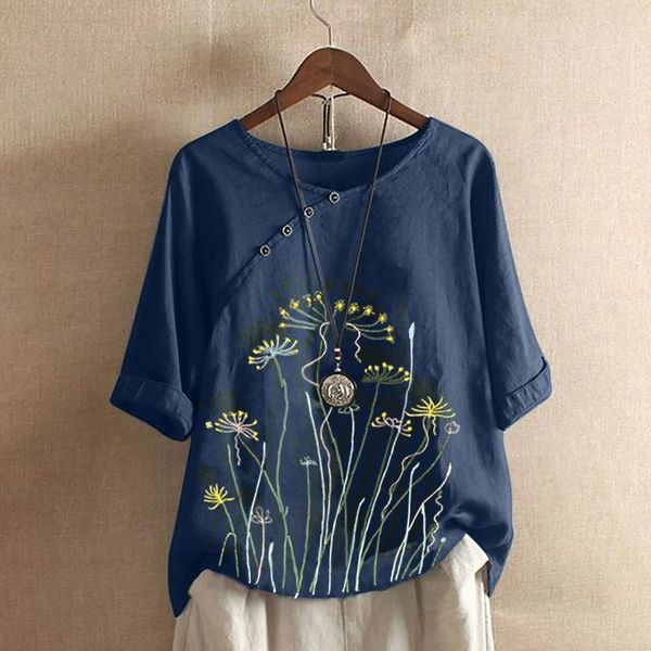 women's t-shirt women flower print graphic tee elegant female clothes casual harajuku vintage aesthetic streetwear button floral shirt, White
women's t-shirt women flower print graphic tee elegant female clothes casual harajuku vintage aesthetic streetwear button floral shirt, White