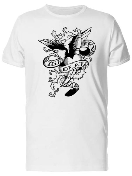 Fighting Eagle With A Quote Men's Tee -Image by Shutterstock, White;black
Fighting Eagle With A Quote Men's Tee -Image by Shutterstock, White;black