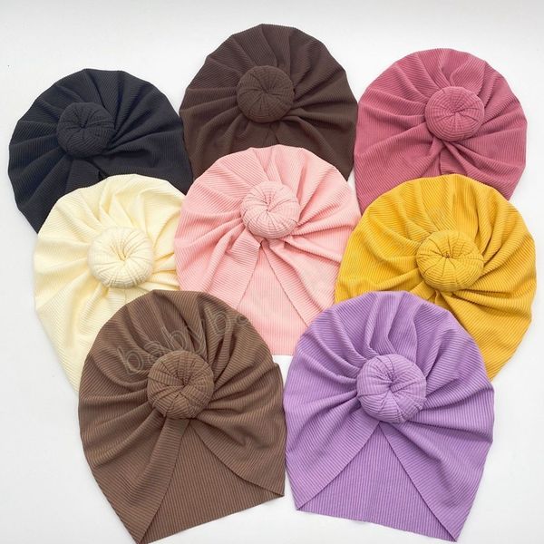 18*20 cm soft breathable baby girls turban hat solid color striped round ball infant beanie caps donut headwear hair accessories, Yellow
18*20 cm soft breathable baby girls turban hat solid color striped round ball infant beanie caps donut headwear hair accessories, Yellow